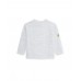 Gray and black knit t-shirt for boy speed race 