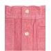 Pink corduroy skirt for girl night garden