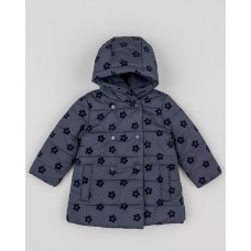 DARK BLUE PARKA NYLON FOR GIRL