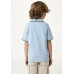 MEXX Basic polo with tipping Light Blue