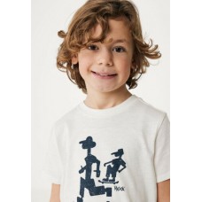 MEXX Short sleeve with artwork Off White