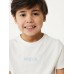 MEXX Basic short sleeve with chest print Off White