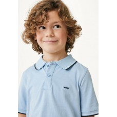 MEXX Basic polo with tipping Light Blue