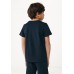 MEXX Basic short sleeve with chest print blue