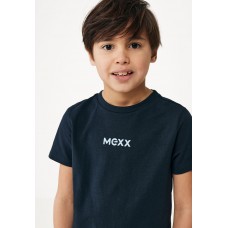MEXX Basic short sleeve with chest print blue