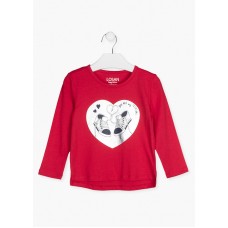 Glittery print tee