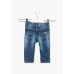 Denim plush skinny jeans