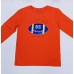 Reversible sequin front t-shirt orange blue Reversible sequin front t-shirt orange blue