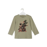 LONG SLEEVE T-SHIRT DINO DRUMMER 