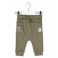 TROUSERS IN BRUSHED FLEECE DINO