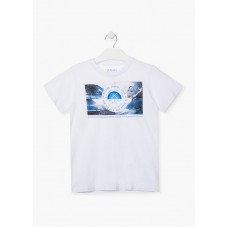 Surf-inspired motif t-shirt