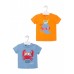 Nautical print t-shirt with short sleeves SEAL