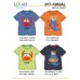 Nautical print t-shirt with short sleeves SEAL