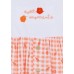 ORANGE SHORT SLEEVE DRESS