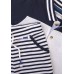 SET POLO TOP WITH SHORT NAVY