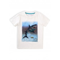 T-SHIRT WITH SHARK PRINT T-SHIRT WITH SHARK PRINT