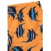 STRIPE FISH BOARDSHORT ORANGE
