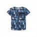 BLUE POCKET JERSEY T-SHIRT FOR BOYS SURF CLUB