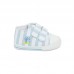 BLUE STRIPED POPLIN TRAINERS FOR BOYS SO CUTE