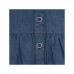 BLUE SUSPENDERS DENIM DRESS FOR GIRLS RED SUBMARINE