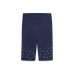 NAVY STARS JERSEY BIKERS LEGGINGS FOR GIRLS 