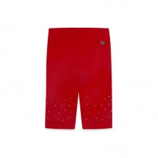 RED STARS JERSEY CAPRI LEGGINGS FOR GIRLS