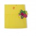 YELLOW RUFFLES JERSEY DRESS FOR GIRLS FUNCACTUS