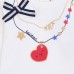 JERSEY T-SHIRT LAZO FOR GIRLS WHITE SCHOOL OF ARTS