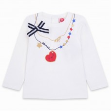 JERSEY T-SHIRT LAZO FOR GIRLS WHITE SCHOOL OF ARTS