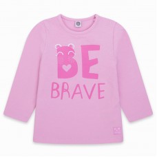 JERSEY T-SHIRT MESSAGE FOR GIRLS PINK BASICOS BEBE