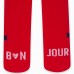 THICK TIGHTS BOWS FOR GIRLS RED LES PARISIENS