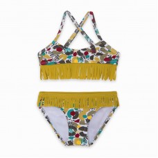 BIKINI FLECOS NIÑA VERDE ZANZIBAR